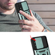 Pouzdro pro Samsung Galaxy A13 4G, CamShield Slide, zelený