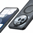Pouzdro pro Nothing Phone 3A Pro, pro MagSafe, ERBORD Matt Case, černý
