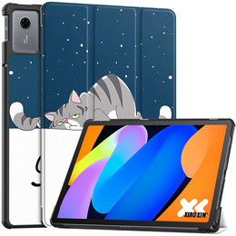 Pouzdro pro Lenovo Idea Tab 11" 2025 TB336FU TB336ZU, s funkcí stojánku, Smartcase, Sleeping Cat