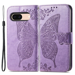 Klopové pouzdro pro Google Pixel 8A, Butterfly, fialové