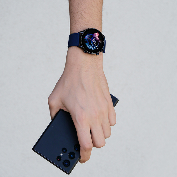 ERBORD Univerzální 22mm silikonový řemínek