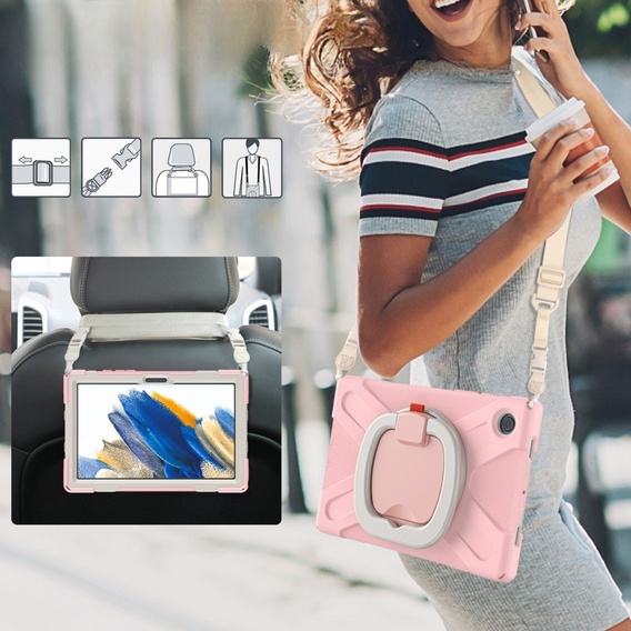 Dětské pouzdro pro Samsung Galaxy Tab A8 10.5 SM-X200 SM-X205, pancéřované, modré