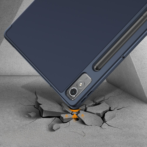 Pouzdro pro Lenovo Tab P12, Smartcase s prostorem pro stylus, námořnicky modré