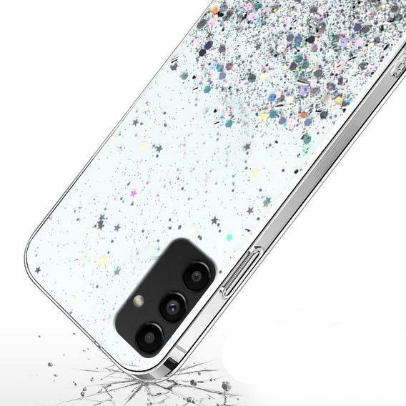 Pouzdro pro Samsung Galaxy A04S / A13 5G, Glittery, průhledné