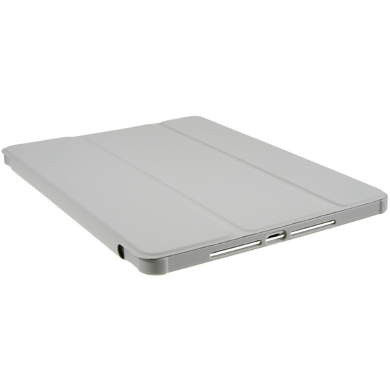 Pouzdro pro iPad 10.2 2021 / 2020 / 2019, Smartcase Hybrid, se slotem na stylus, šedé