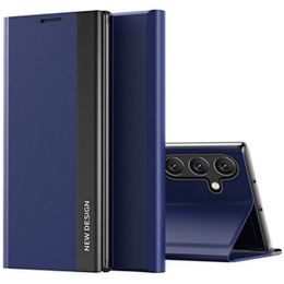 Klopové pouzdro pro Samsung Galaxy A35 5G, Side Magnetic, námořnicky modré