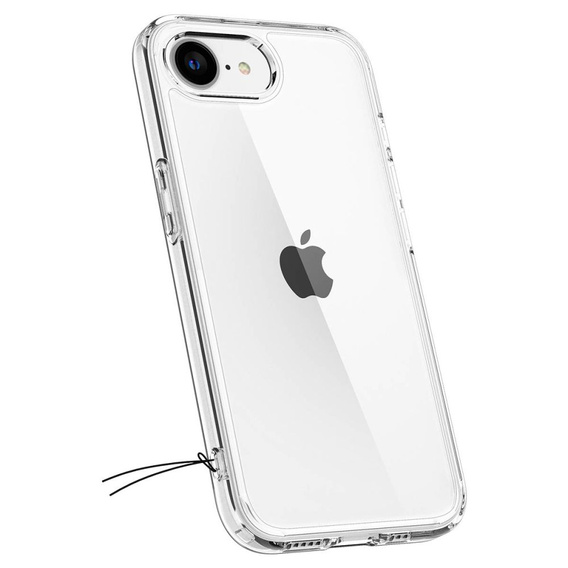 Pouzdro Spigen pro iPhone 16E, Ultra Hybrid, průhledné + 9H tvrzené sklo