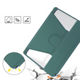Pouzdro s klávesnicí pro Samsung Galaxy Tab S9 FE+ Plus, Rotary 360° Leather, tmavě zelené