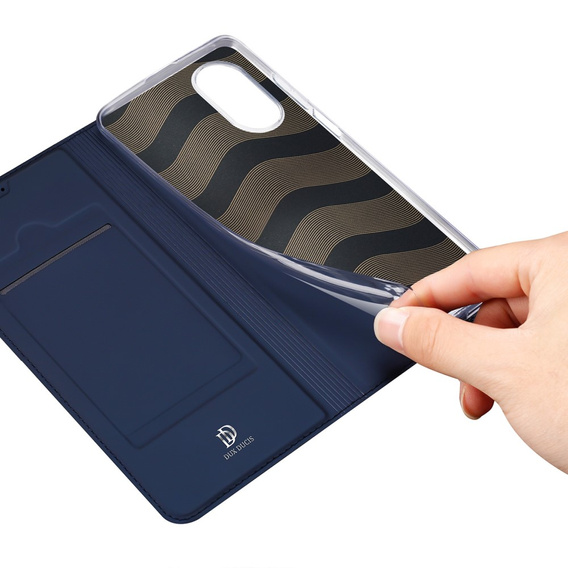 Pouzdro Dux Ducis pro Oppo A17, Skinpro, námořnicky modré