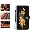 Klopové pouzdro pro Infinix Hot 40i, Wallet, Butterfly rose