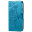 Klopové pouzdro pro Oppo A98 5G, Butterfly, modré