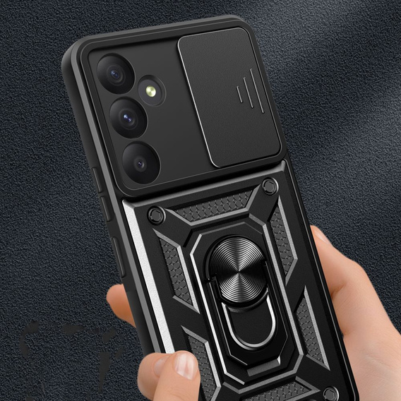 Pouzdro pro Samsung Galaxy A35 5G, CamShield Slide, černé