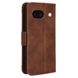 Klopové pouzdro pro Google Pixel 8A, Card Slot, hnědé