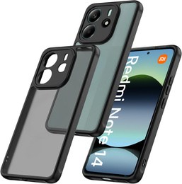 Pouzdro pro Xiaomi Redmi Note 14 4G, Fusion Hybrid, průhledné