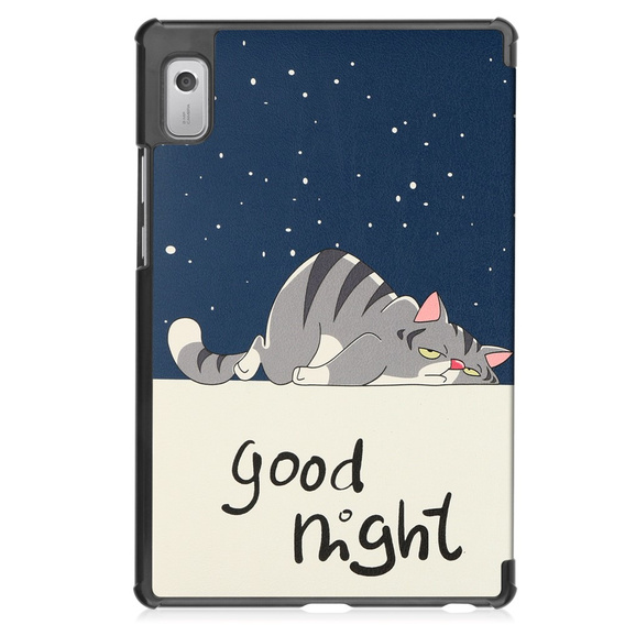 Pouzdro pro Lenovo Tab M9, Smartcase, sleeping cat