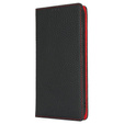 Klopové pouzdro pro Samsung Galaxy S25, Litchi Skin Grain, černé