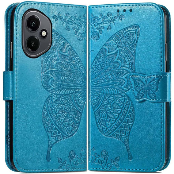 Klopové pouzdro pro Honor 400 5G, Butterfly, modré