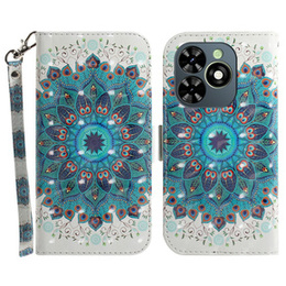 Klopové pouzdro pro Infinix Hot 40i, Wallet, Mandala Flower