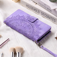 Klopové pouzdro pro Xiaomi Redmi Note 13 Pro 4G / Xiaomi Redmi Note 14S / Xiaomi Poco M6 Pro 4G, Mandala, fialové