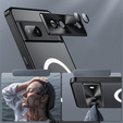 Ochranné pouzdro na fotoaparát pro Google Pixel 8, CamShield MagSafe, transparentní / černé