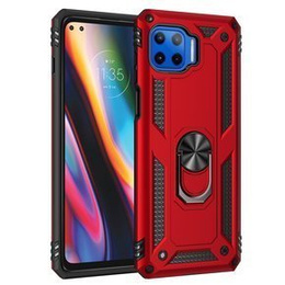 Pancéřové pouzdro pro Motorola Moto G 5G Plus, Nox Case Ring, červené