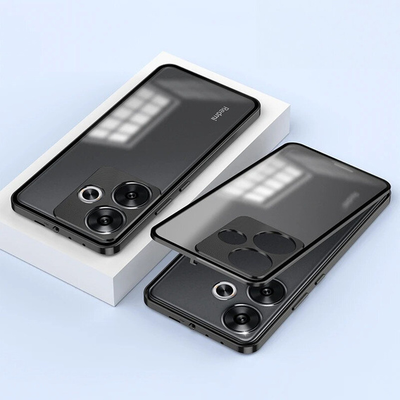 Pouzdro pro Xiaomi Poco F6, Frame Case, černé