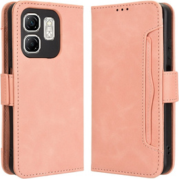 Klopové pouzdro pro Infinix Hot 50i 4G, Card Slot, růžové
