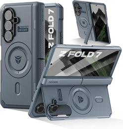 Dexnor Magnetické pancéřové pouzdro s dvojitou základnou pro Samsung Galaxy Z Fold7