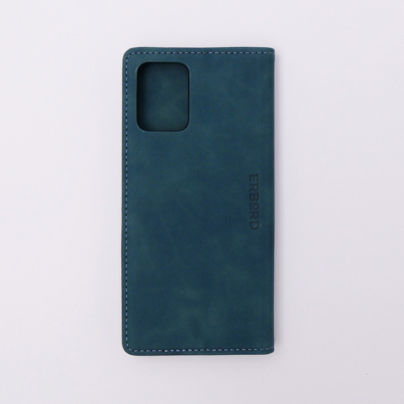 Pouzdro pro Motorola Moto E13 4G, ERBORD Vintage peněženka s klopou, modré