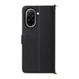 Flipové pouzdro pro Xiaomi Redmi A5, Crossbody Leather Wallet, černé