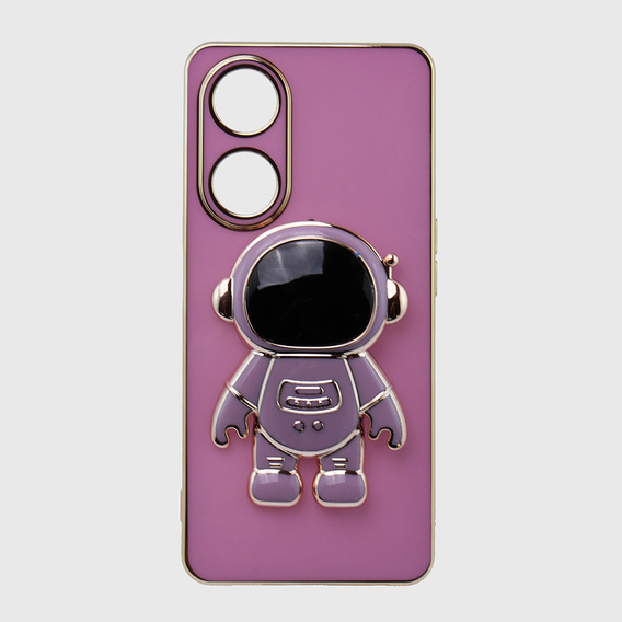 Pouzdro pro Oppo A98 5G, Astronaut, fialové