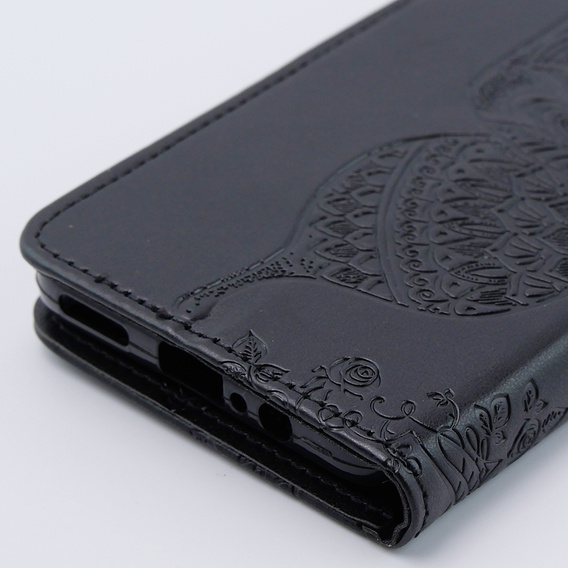 Klopové pouzdro pro Motorola Moto G54 5G, Butterfly, černé