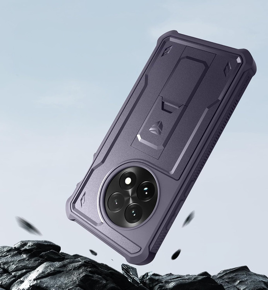 Pancéřové pouzdro pro OnePlus 13, Dexnor Full Body (Two Frames), fialové