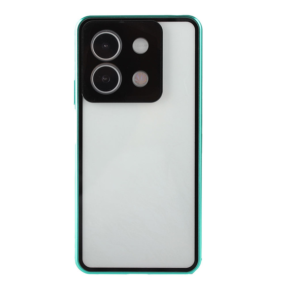 Pouzdro pro Xiaomi Redmi Note 13 5G, Magnetic Dual Glass, zelené