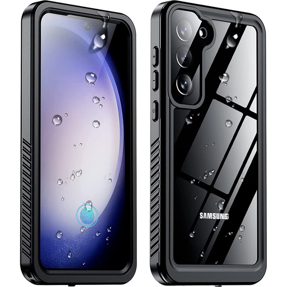 Vodotěsné pouzdro IP68 pro Samsung Galaxy S23 Plus, černé