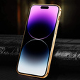 Pouzdro pro iPhone 14 Pro, Cowhide Leather, modré