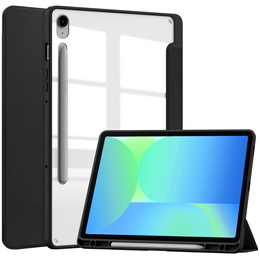 Pouzdro pro Samsung Galaxy Tab S10 FE+ Plus, Smartcase Hybrid, se slotem na stylus, černé