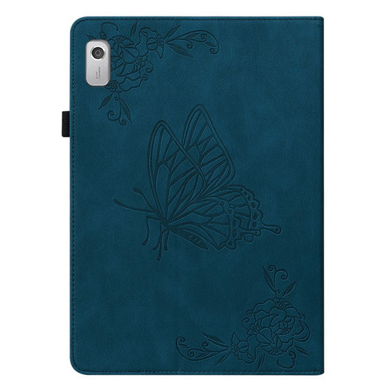 Pouzdro pro Lenovo Tab M9, Butterfly, modré
