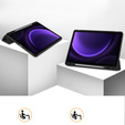 Pouzdro pro Samsung Galaxy Tab S9 FE / S10 FE, Smartcase s prostorem pro stylus, černé