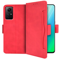 Klopové pouzdro pro Xiaomi Redmi Note 12S, Card Slot, červené