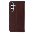 Klopové pouzdro pro Samsung Galaxy A34 5G, Leather Wallet, hnědé