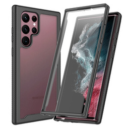 Pouzdro pro Samsung Galaxy S22 Ultra 5G, Shockproof, s fólií, modré