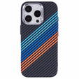 Pouzdro pro iPhone 16 Pro Max, Carbon Fiber MagSafe, námořnicky modré