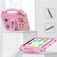 Dětské pouzdro pro iPad mini 7.9" 2019/2015/2014/2013/2012 (5/4/3/2/1 gen.), Cute Patterns, se stojánkem, růžové
