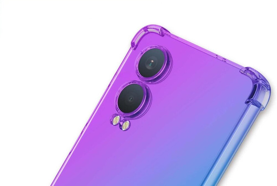 Pouzdro pro OnePlus Nord CE4 Lite, Gradient Dropproof, Fialová / modrá