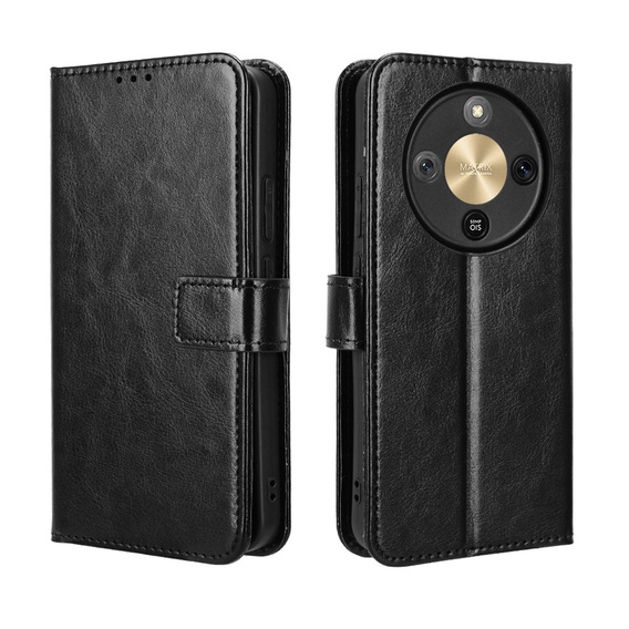 Pouzdro s klopou Crazy Horse Wallet pro Honor Magic 8 Lite