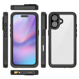 Pouzdro pro iPhone 17, vodotěsné IP68 Redpepper, černé