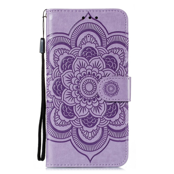 Klopové pouzdro pro Xiaomi Redmi Note 9s/ 9 Pro, Mandala Flower, fialové