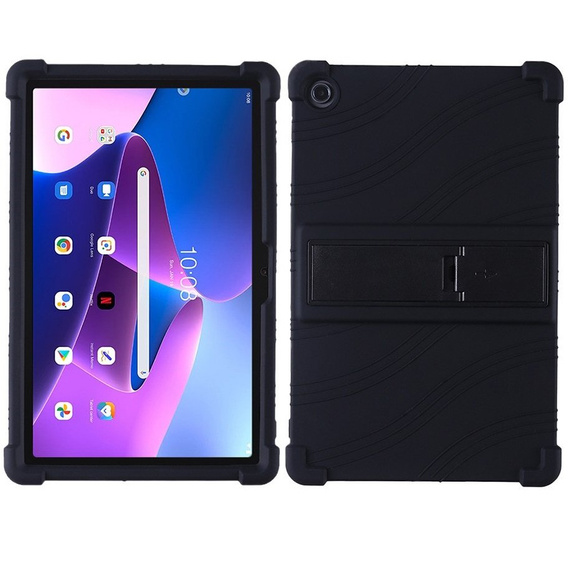 Silikonový obal pro Lenovo Tab M10 Plus 10.6 Gen 3 TB-125F TB-128F, Impact, pancéřovaný, černé