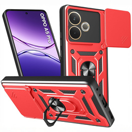 Pouzdro pro Oppo A5 Pro 5G, CamShield Slide, červené